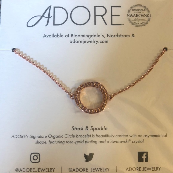 Adore Jewelry - Adore signature organic circle bracelet.